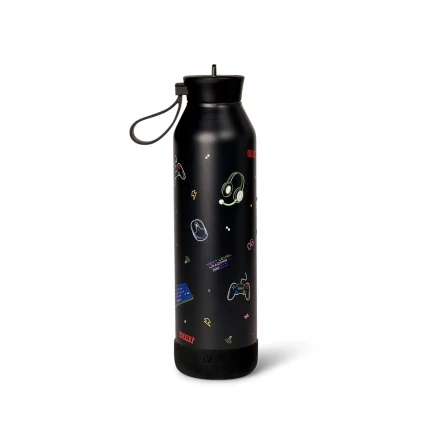 Butelka termiczna ze stali nierdzewnej 750ml - Gaming / Citron