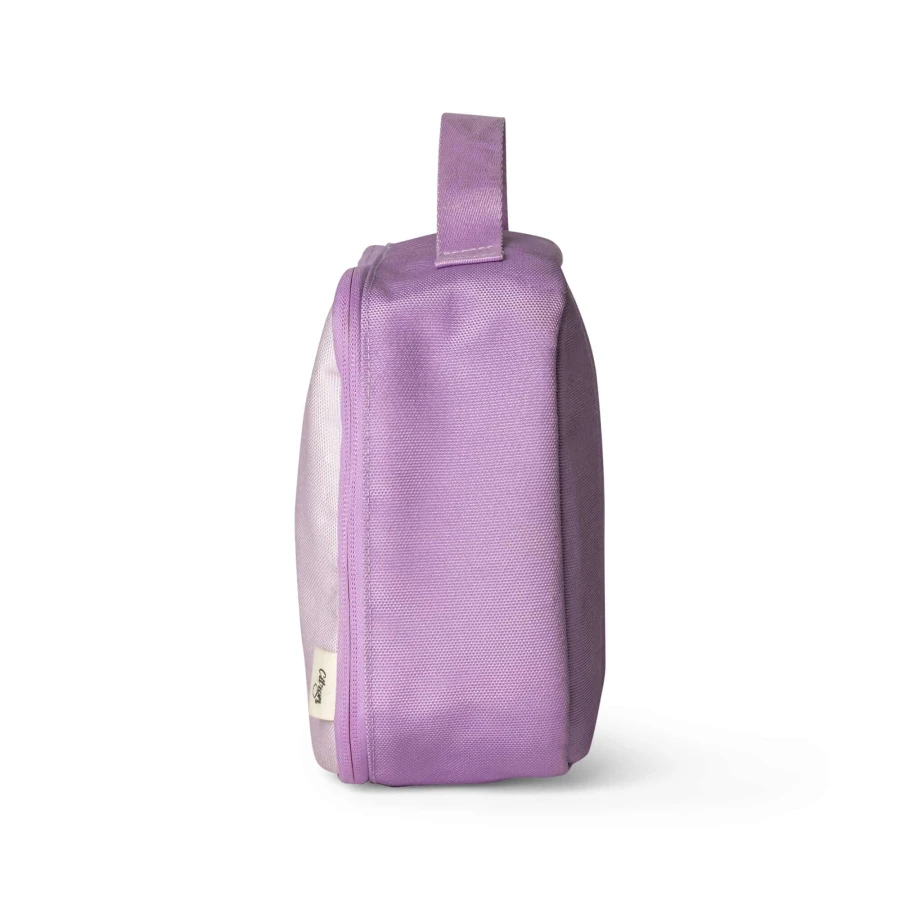 Kwadratowy Lunch Bag, śniadaniówka - Stormy Unicorn / Citron