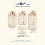 Śpiworek do wózka NORDIC Combo DENIM / La Millou