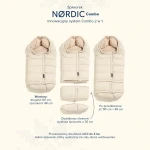 Śpiworek do wózka NORDIC Combo BROWN / La Millou