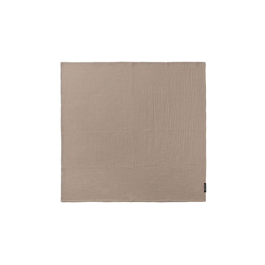 Otulacz bawełniany dla niemowląt 100×80 cm - karmelowy beż / Lullalove