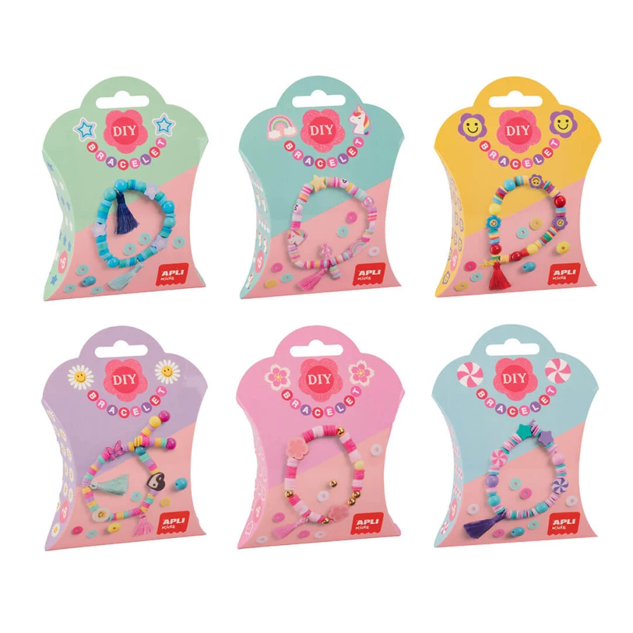Zestaw do robienia bransoletek DIY - Stokrotka / Apli Kids