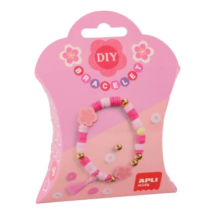 Zestaw do robienia bransoletek DIY - Kwiaty / Apli Kids
