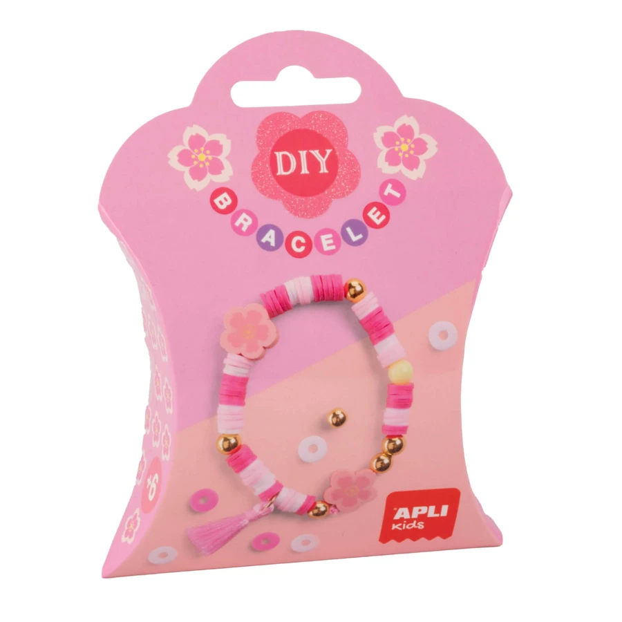 Zestaw do robienia bransoletek DIY - Kwiaty / Apli Kids