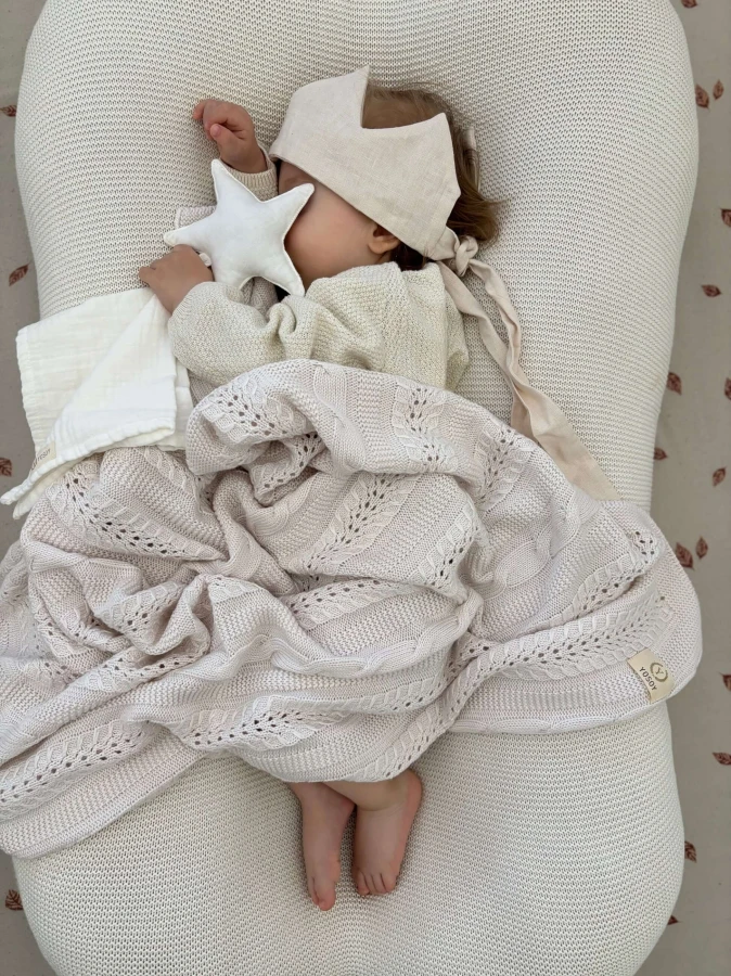 Koc bambusowy DREAMY - light beige / YOSOY