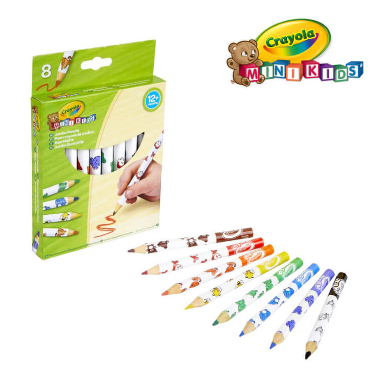 Kredki ołówkowe grube Jumbo Mini Kids 8szt. / Crayola 
