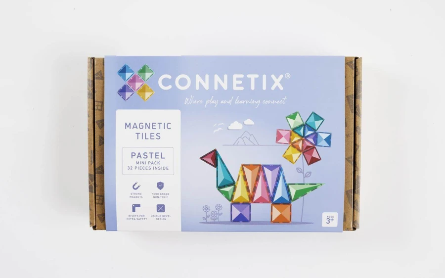 Klocki magnetyczne Pastel Mini Pack 32 el. / Connetix