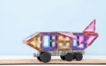Klocki magnetyczne Pastel Transport Pack 50 el. / Connetix