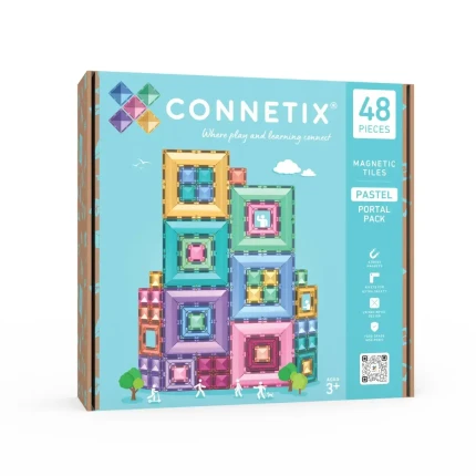 Klocki magnetyczne Pastel Portal Pack 48 el. / Connetix