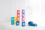 Klocki magnetyczne kulodrom wyrzutnia Ball Run Launcher Pack 47 el. / Connetix