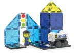 USZKODZONE OPAKOWANIE: Klocki magnetyczne Patrol Policji 20 el. / Magna-Tiles
