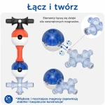 Magnetyczne klocki konstrukcyjne 3D - Interstellar Navy, 90 elementów / KUB Planet
