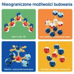 Magnetyczne klocki konstrukcyjne 3D - Education Pack XXL, 150 elementów / KUB Planet