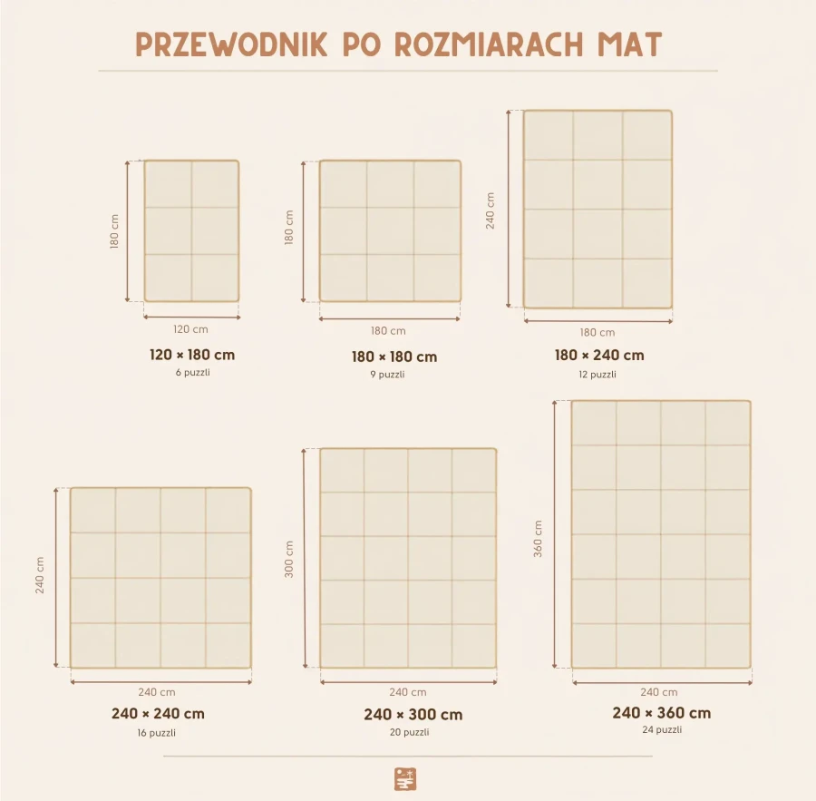 Piankowa mata podłogowa SPOTS CASHMERE / Olya Kids