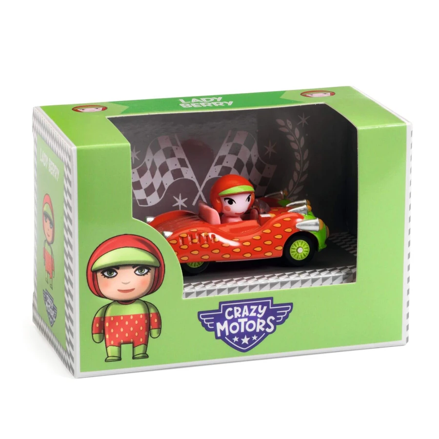 Autko CRAZY MOTORS - LADY BERRY / Djeco