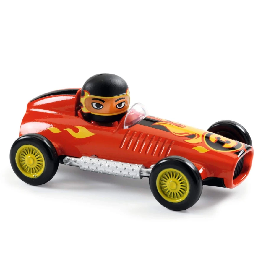 Autko CRAZY MOTORS - RED SUPER SPEED / Djeco