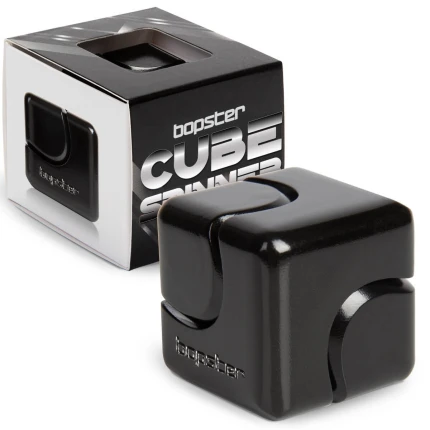 Fidget Cube Spinner - Czarny / Bopster