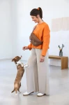 Torebka nerka na smakołyki dla psa Emma teddy-fleece, Edycja limitowana - brown / Palopa