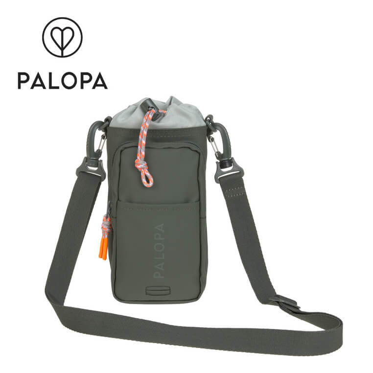 Torebka saszetka na butelkę i smakołyki 2w1 Boudi - dark olive / Palopa