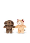 Pluszowe misie w pudełku tiny best friends - green stripe / Konges Slojd