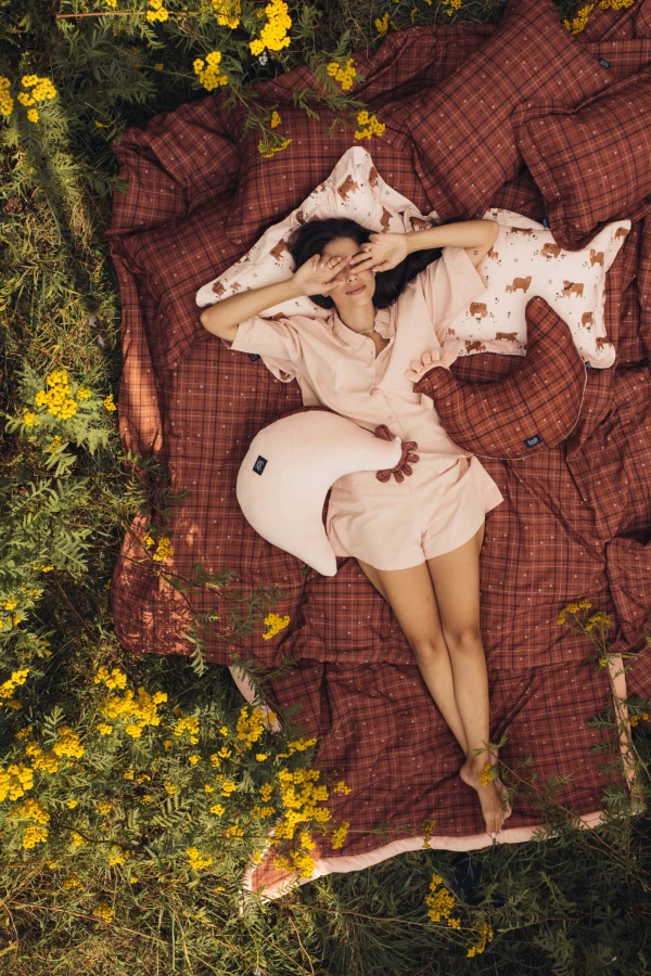 Kura Babci Dany - MOO MEADOW PLAID / La Millou
