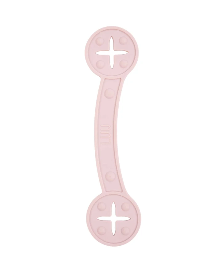Uchwyty do śliniaka z chusteczki - Velvet Blush / LUU Kids