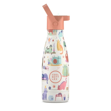 Butelka termiczna Kids Triple cool - Kitty Club, 260 ml / Cool Bottles