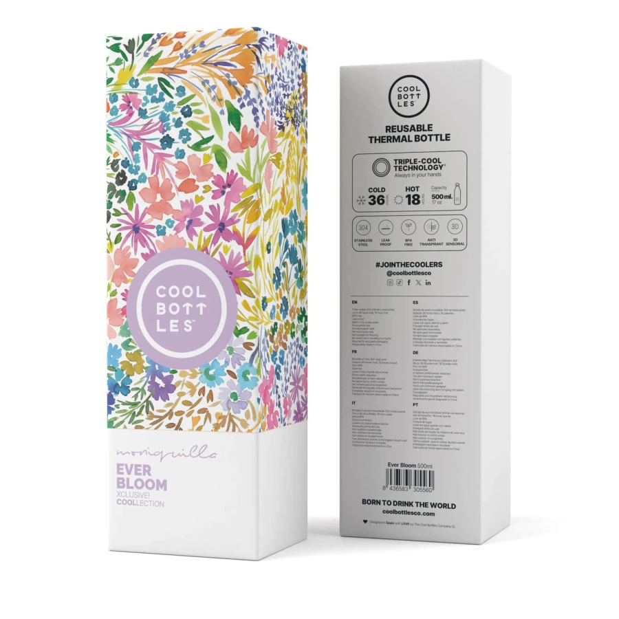 Butelka termiczna Xclusive! Moniquilla - Ever Bloom, 500 ml / Cool Bottles