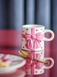 Zestaw kubków z kamionki Bowie - Rose / Bloomingville Mini
