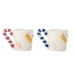 Kubki z kamionki Candice - Multi, 2szt. / Bloomingville Mini