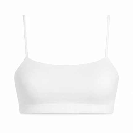 Nieprzemakalny biustonosz do karmienia piersią top bra dropless. biały / dropless.