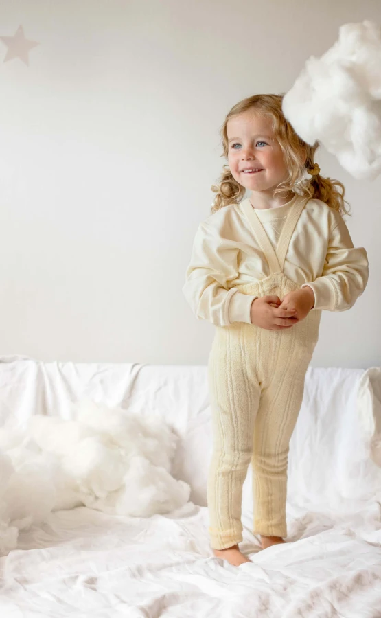 Rajstopki bez stopek Granny Teddy Footless - Lemon Icing / Silly Silas