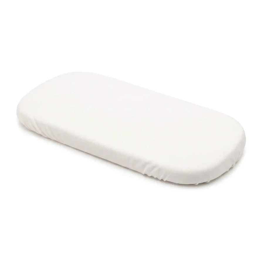 Prześcieradło z bawełny organicznej do dostawki 60x90 - cream / My Memi