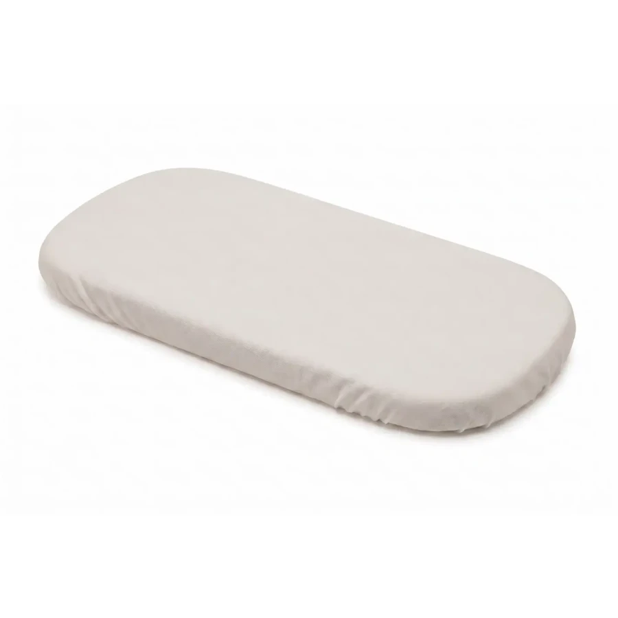 Prześcieradło z bawełny organicznej do dostawki 60x90 - light beige / My Memi