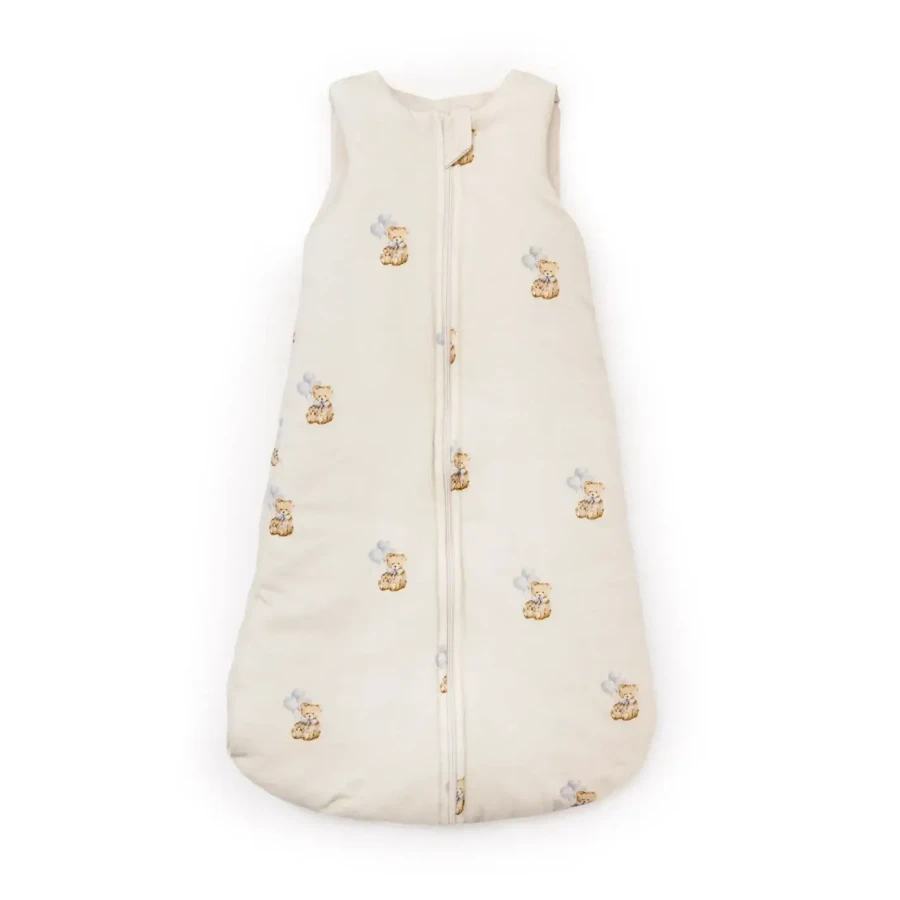 Śpiworek z bawełny organicznej 2.5 TOG - teddy / My Memi