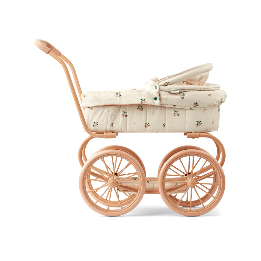 Wózek, gondola dla lalek Adaline - Peach, Sea shell / Liewood