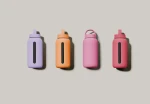 Szklana butelka Daily Bottle, 720 ml - Pastel Lilac / Muuki