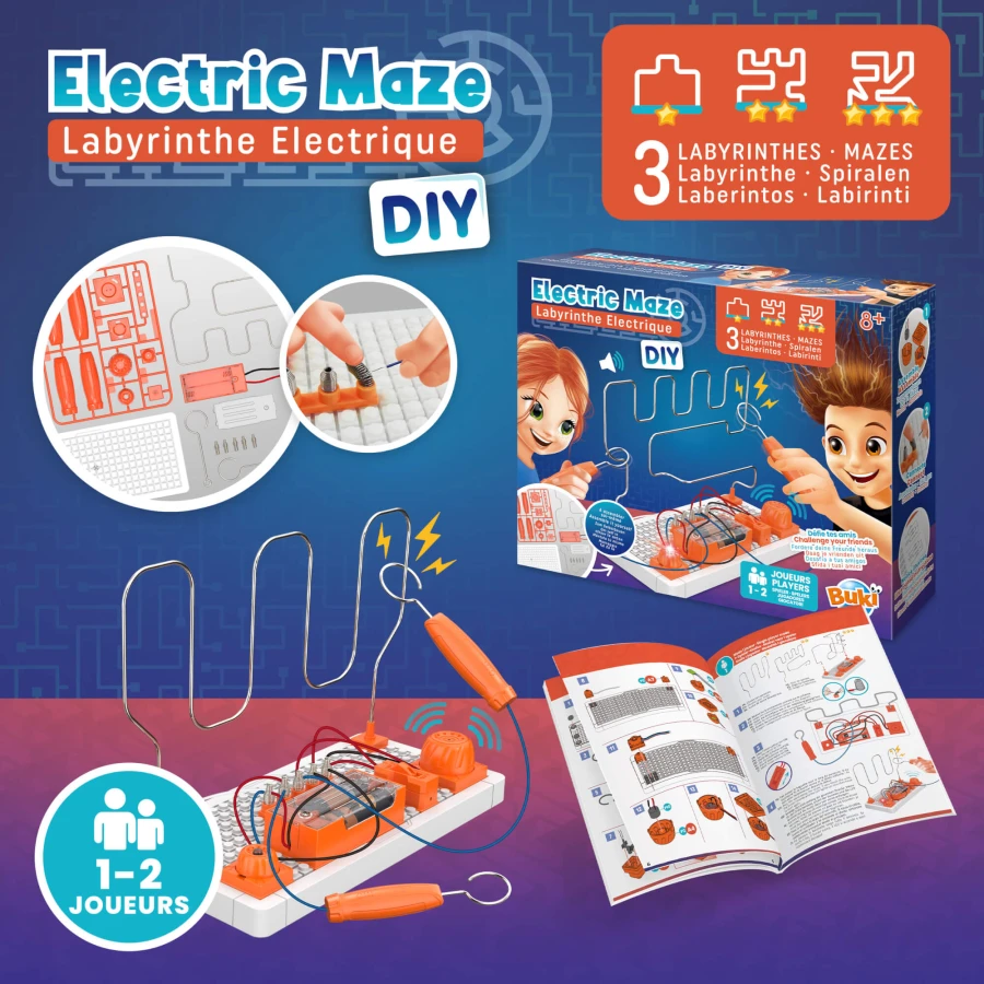 Zrób to sam - Elektryczny labirynt DIY / Buki