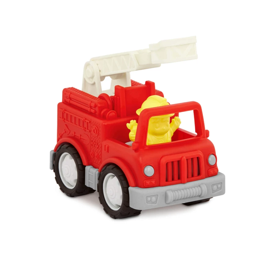WÓZ STRAŻACKI z kierowcą Strażakiem - Little FIRE TRUCK, Wonder Wheels / Battat