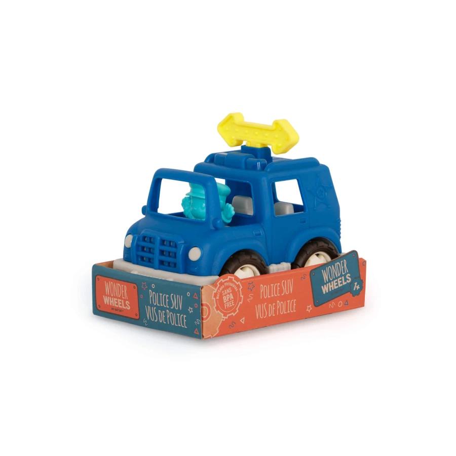 POLICYJNY SUV z kierowcą Policjantem - Little POLICE SUV, Wonder Wheels / Battat