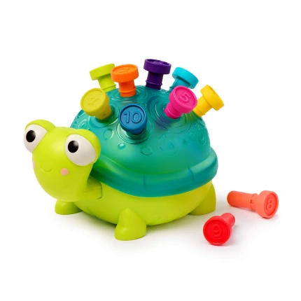 Interaktywny ŻÓŁW edukacyjny (turkusowy) - do nauki liczenia i kolorów / B.Toys