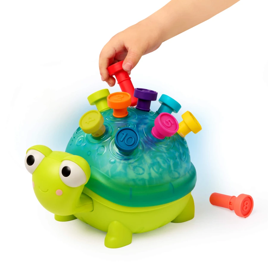 Interaktywny ŻÓŁW edukacyjny (turkusowy) - do nauki liczenia i kolorów / B.Toys