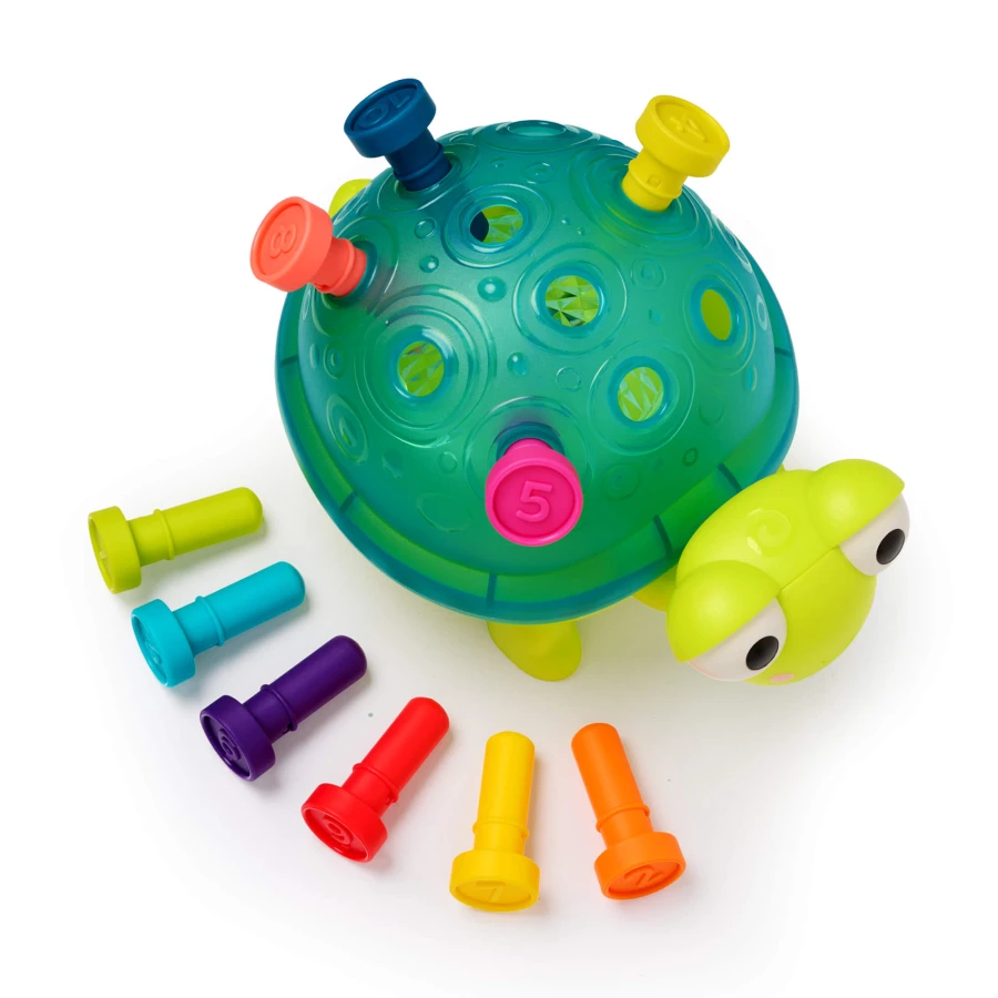 Interaktywny ŻÓŁW edukacyjny (turkusowy) - do nauki liczenia i kolorów / B.Toys