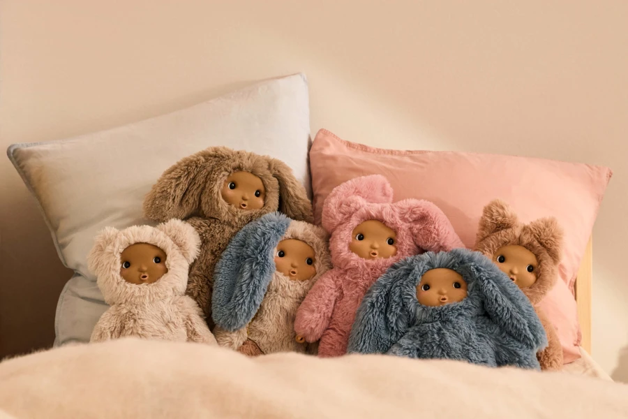 Pluszowa lalka Miko Rosey - Rose blush / Liewood