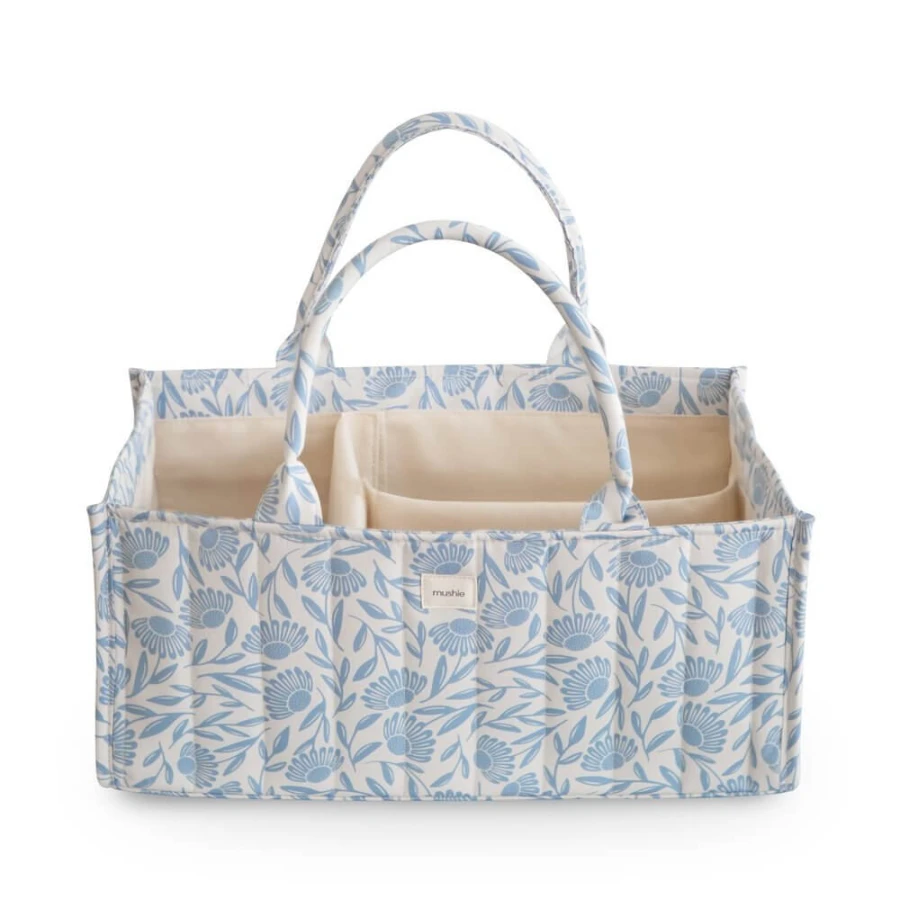 Organizer na pieluchy - Blue Flowers / Mushie