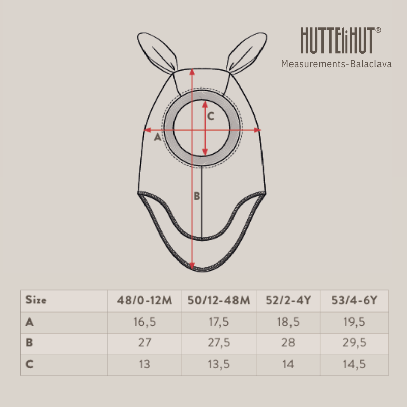 Kominiarka z uszkami królika - Medium Grey Melange / HUTTEliHUT