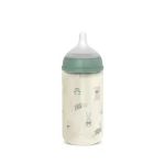 Butelka szklana SX Pro 240 ml, przepływ średni - króliczek zielony / Suavinex