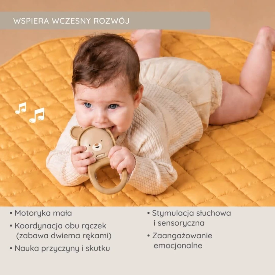 Duet Muzyczny - dzwoneczek i grzechotka, 3m+ / Taf Toys