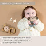 Duet Muzyczny - dzwoneczek i grzechotka, 3m+ / Taf Toys