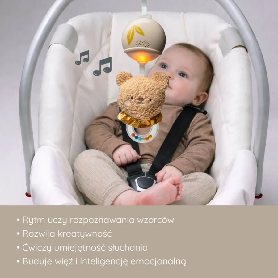 Muzyczny Miś Rozwojowy - melodie i światełka dla niemowląt / Taf Toys